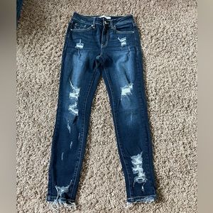 KanCan Size 3 distressed denim skinny